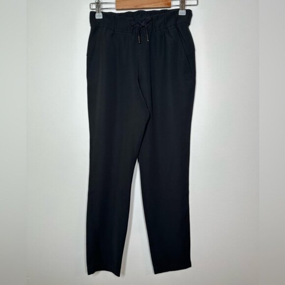 Lululemon On The Fly Pant Woven 27; Black Size 2 - Picture 3 of 9